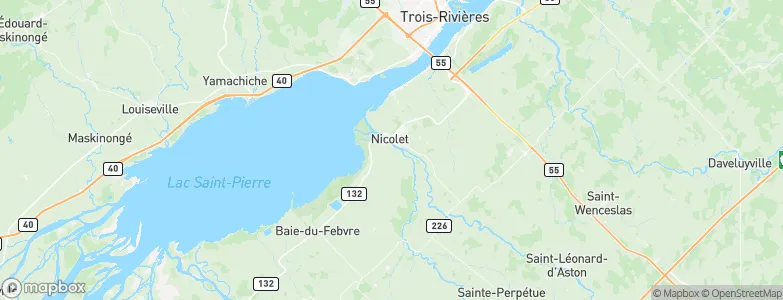 Nicolet, Canada Map