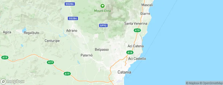 Nicolosi, Italy Map