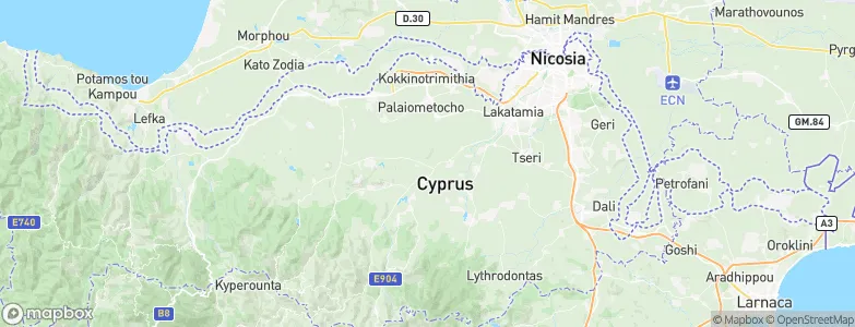 Nicosia, Cyprus Map