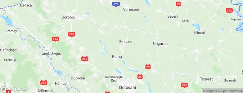 Nicşeni, Romania Map