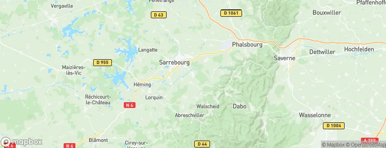 Niderviller, France Map