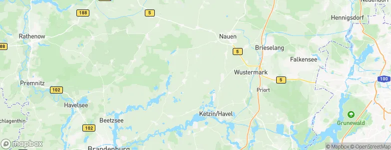 Niebede, Germany Map