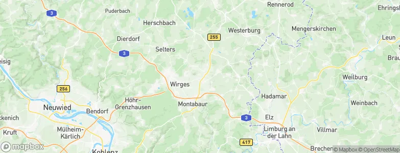 Niederahr, Germany Map