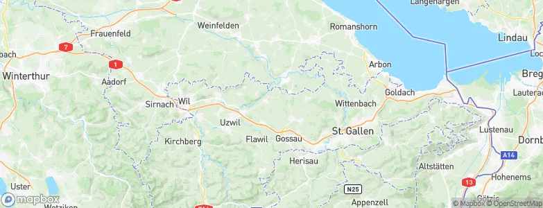 Niederbüren, Switzerland Map