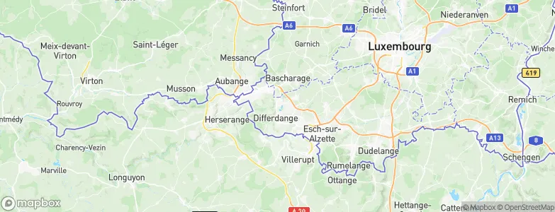 Niedercorn, Luxembourg Map