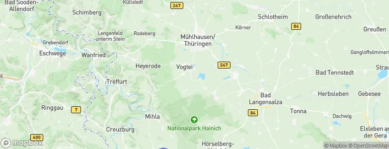 Niederdorla, Germany Map