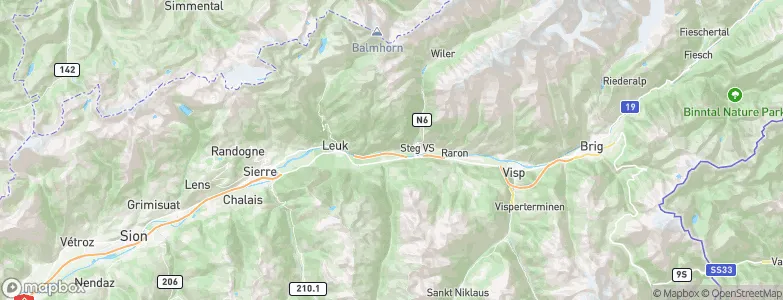 Niedergampel, Switzerland Map