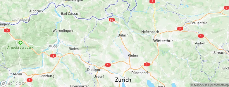 Niederglatt / Niederglatt (Dorfkern), Switzerland Map