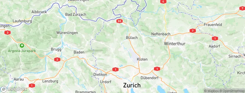 Niederglatt, Switzerland Map