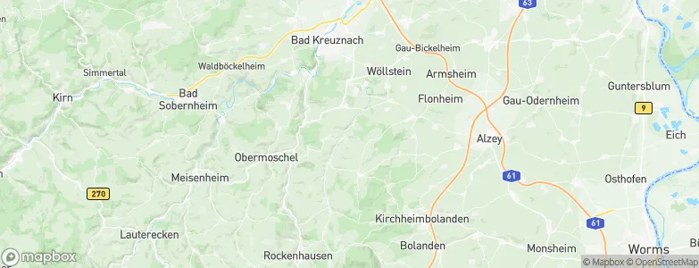 Niederhausen an der Appel, Germany Map