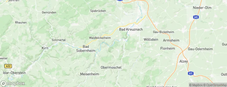 Niederhausen, Germany Map
