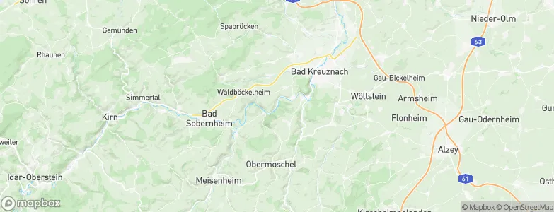 Niederhausen, Germany Map