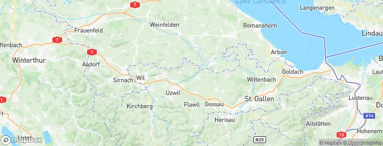 Niederhelfenschwil, Switzerland Map