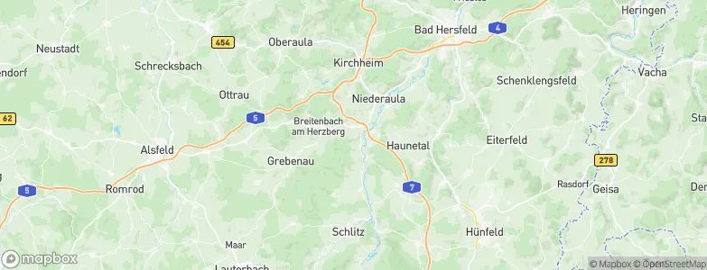 Niederjossa, Germany Map