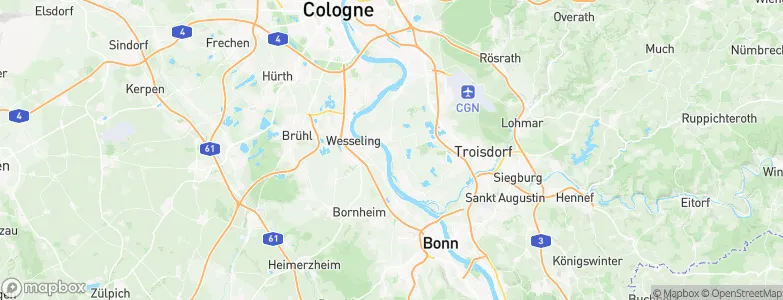 Niederkassel, Germany Map