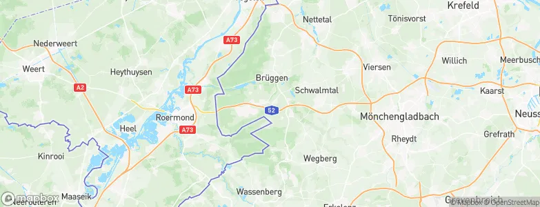 Niederkrüchten, Germany Map