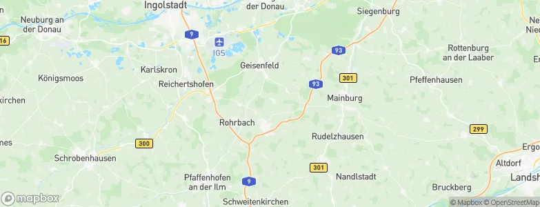 Niederlauterbach, Germany Map