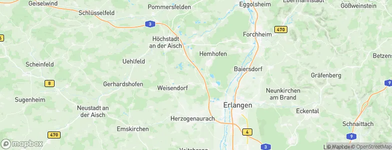 Niederlindach, Germany Map