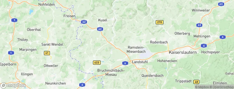 Niedermohr, Germany Map