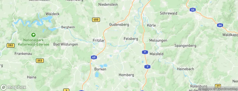Niedermöllrich, Germany Map