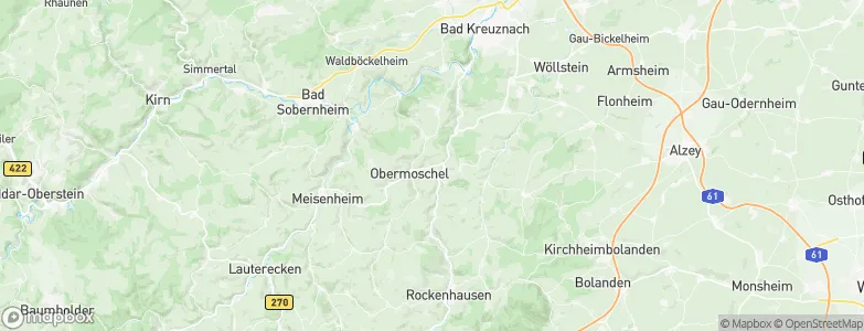 Niedermoschel, Germany Map