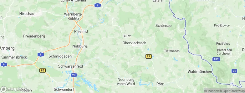 Niedermurach, Germany Map