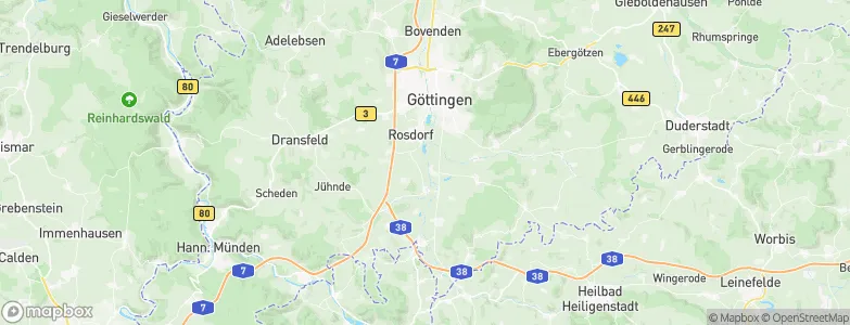 Niedernjesa, Germany Map