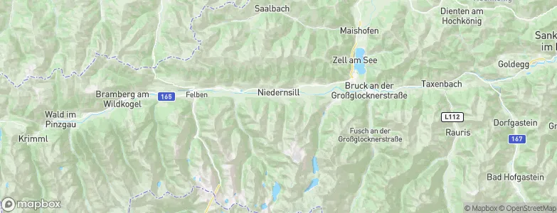 Niedernsill, Austria Map