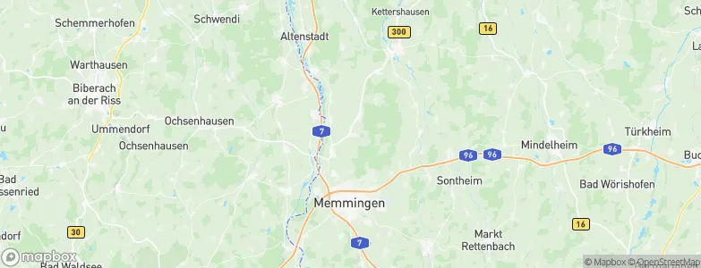 Niederrieden, Germany Map