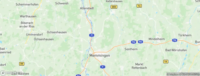 Niederrieden, Germany Map