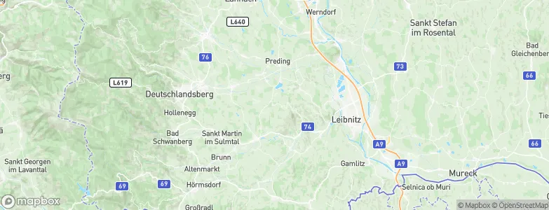 Niedersausal, Austria Map