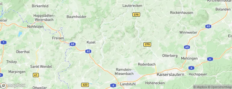 Niederstaufenbach, Germany Map