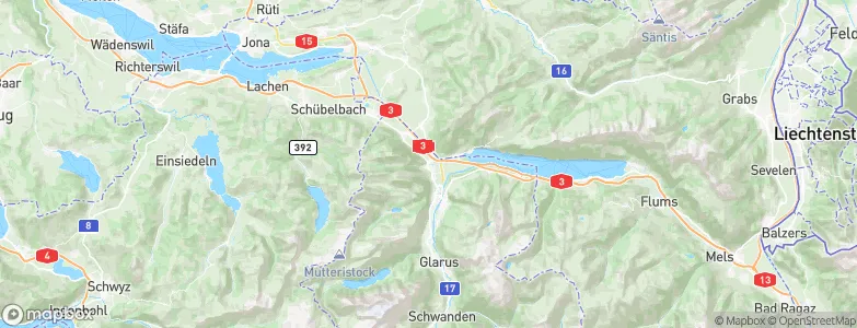 Niederurnen, Switzerland Map