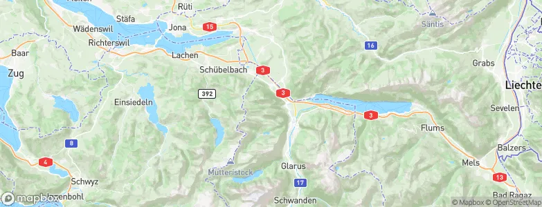 Niederurnen, Switzerland Map