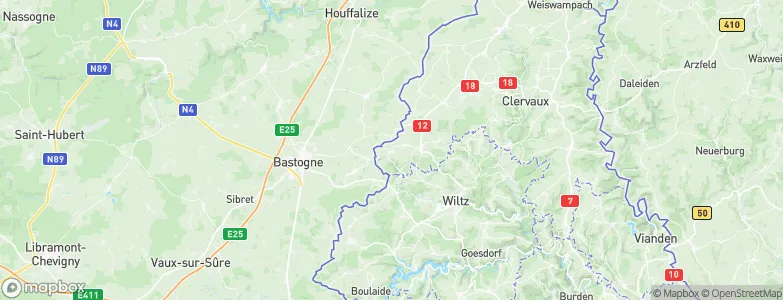 Niederwampach, Luxembourg Map