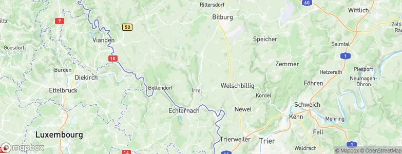 Niederweis, Germany Map