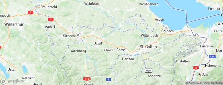 Niederwil, Switzerland Map