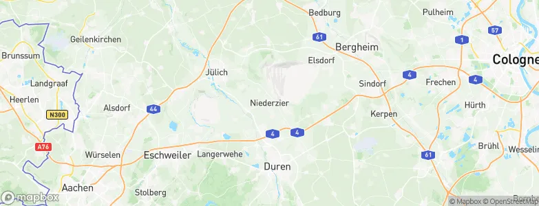 Niederzier, Germany Map