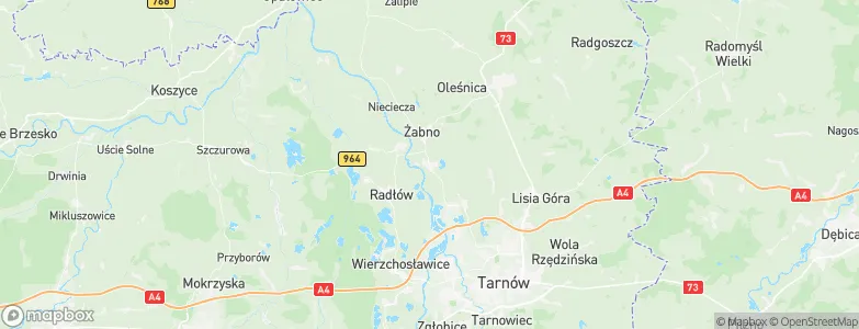 Niedomice, Poland Map