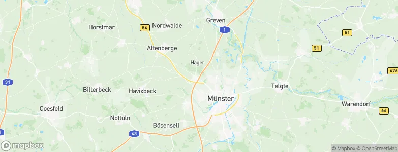 Nienberge, Germany Map