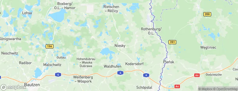 Niesky, Germany Map