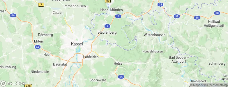 Nieste, Germany Map
