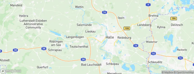 Nietleben, Germany Map
