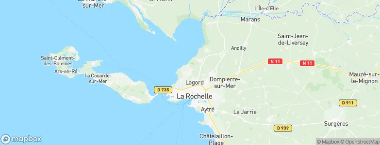 Nieul-sur-Mer, France Map