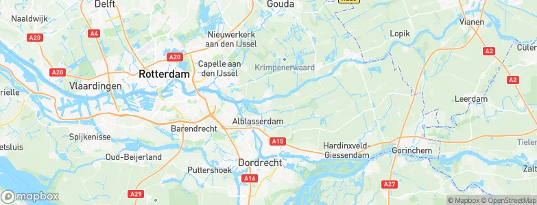 Nieuw-Lekkerland, Netherlands Map