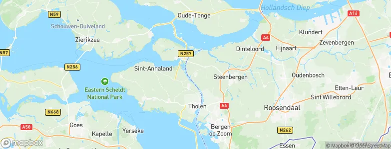 Nieuw-Vossemeer, Netherlands Map