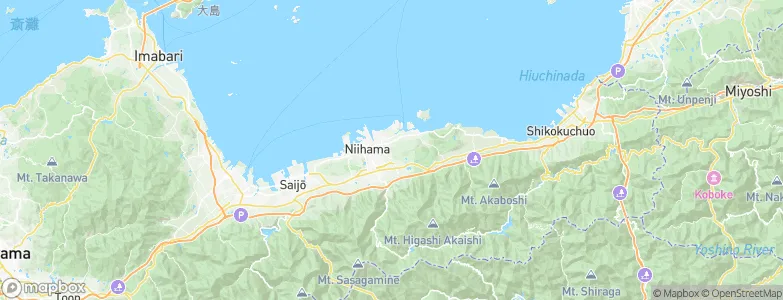 Niihama, Japan Map