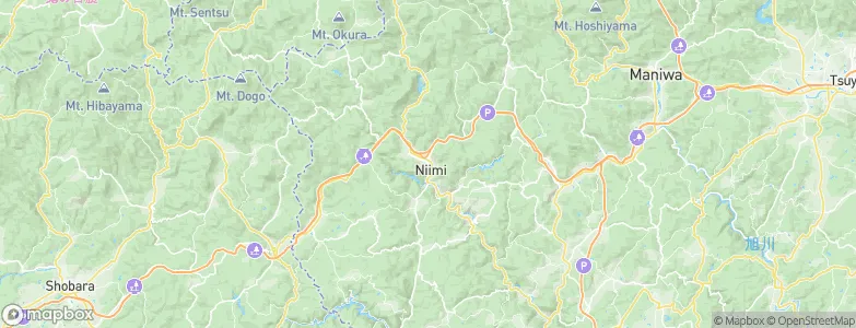 Niimi, Japan Map