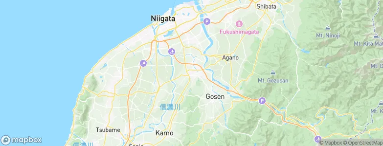 Niitsu, Japan Map