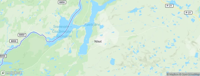 Nikel, Russia Map